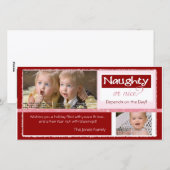 Ongehoorzame of van Nice      ~- Kerstkaart (Voorkant / Achterkant)