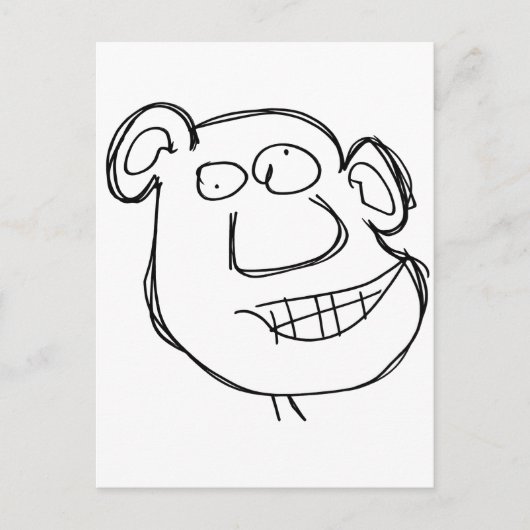 Ongehoorzame vent briefkaart (Voorkant)