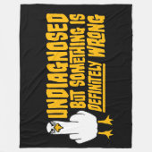 Ongeïdentificeerd maar er is beslist iets mis meeu fleece deken (Voorkant)