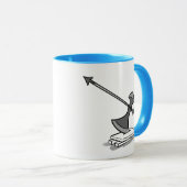 ONGEÏNSPIREERD KUNSTENAAR door Jeff Willis Art Mok (Voorkant rechts)