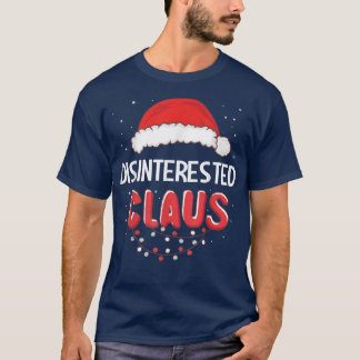 Ongeïnteresseerde kerstman met kerstcadeaus die Co T-shirt