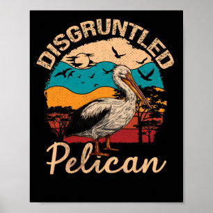 Ongekend  zonnedier Pelican Poster