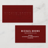 ongekende marmering visitekaartje (Voorkant / Achterkant)