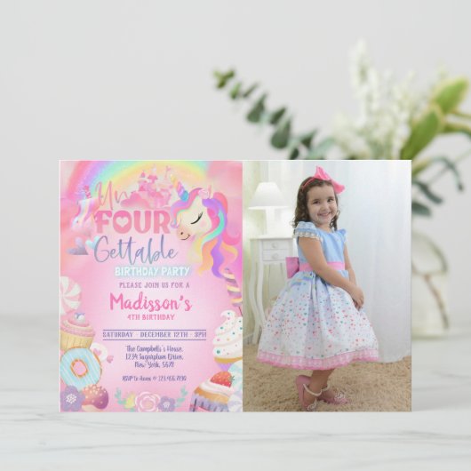 Ongekende uitnodiging (Staand voorkant)