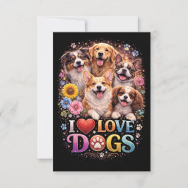 Ongeketende Liefde Bedankkaart