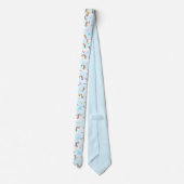 Ongekleurd regenboogpatroon magisch leuk kledingst stropdas (Achterkant)