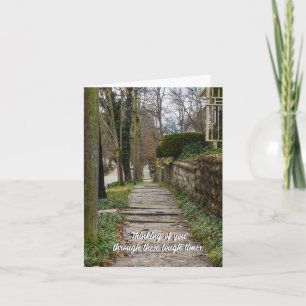 Ongelijke route, stevige tijden denken aan je Kaar Kaart