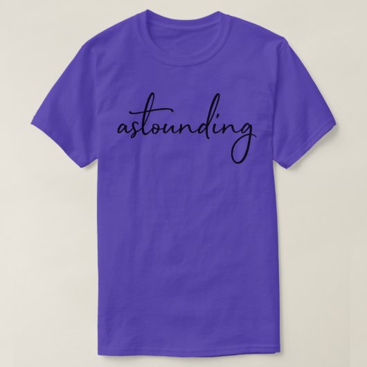 Ongelofelijk 1 t-shirt (Design voorkant)