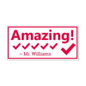 "Ongelofelijk!" + Aangepaste naam voor aanspreekka Zelfinktende Stempel (Design)