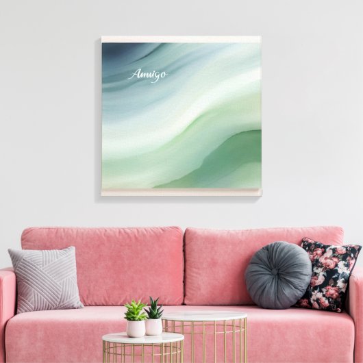 Ongelofelijk design canvas afdruk (Insitu (Woonkamer))