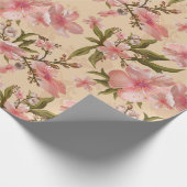 Ongelofelijk Floral patroon Cadeaupapier (Hoek)