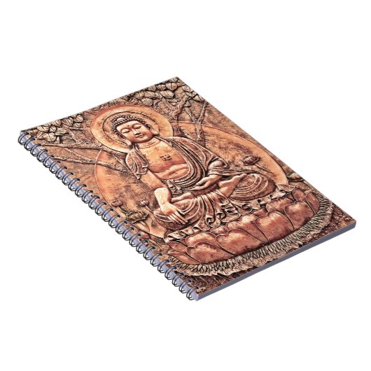 Ongelofelijk gedetailleerde koper Boeddha Notitieboek (Rechterzijde)