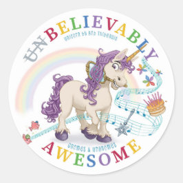 Ongelofelijk Geweldige eenhoorn Sticker