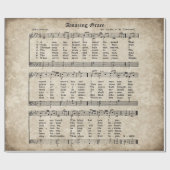 Ongelofelijk hoogwaardig  Hymn Music Wrapping Pape Cadeaupapier (Vlak)