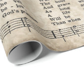 Ongelofelijk hoogwaardig  Hymn Music Wrapping Pape Cadeaupapier (Rol Hoek)