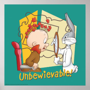 "Ongelofelijk" Kapsalon BUGS BUNNY™ & Elmer Fudd Poster