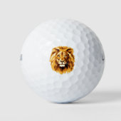 Ongelofelijk leeuwensdesign golfballen (Voorkant)