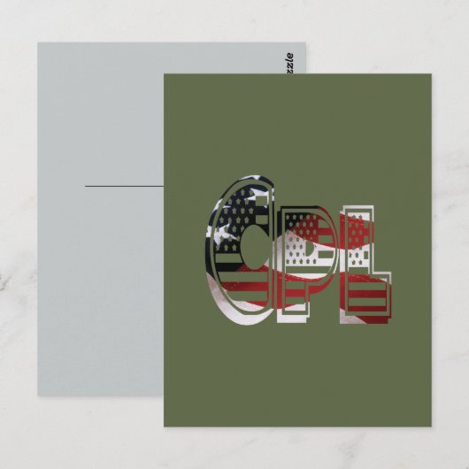 Ongelofelijk patriottisch militair uniek briefkaart (Voorkant / Achterkant)