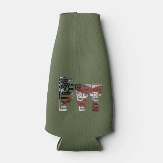 Ongelofelijk patriottisch militair uniek flesjeskoeler (Voorkant)