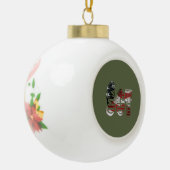 Ongelofelijk patriottisch militair uniek keramische bal ornament (Links)