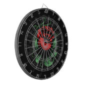 Ongelofelijk Roos Dartbord (Voorkant Links)