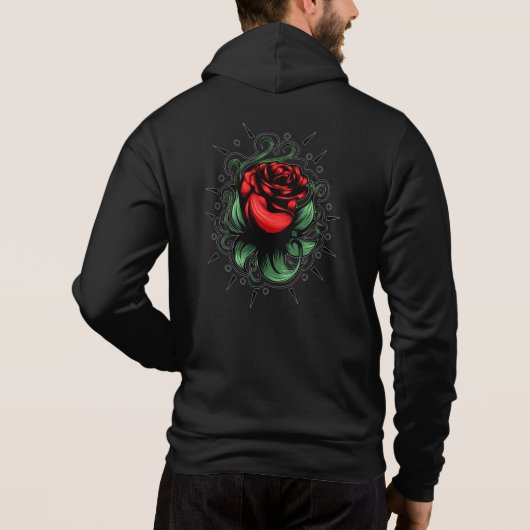 Ongelofelijk Roos Hoodie (Achterkant)