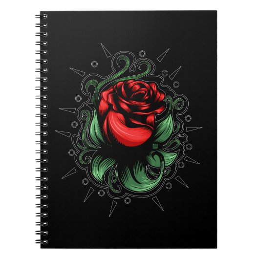 Ongelofelijk Roos Notitieboek (Voorkant)