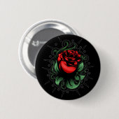 Ongelofelijk Roos Ronde Button 5,7 Cm (Voorkant /achterkant)