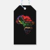 Ongelofelijk speciaal ontwerp voor Afrikaanse gele Cadeaulabel (Achterkant)