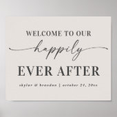 Ongelofelijk welkom in ons, gelukkig, ooit na het poster (Voorkant)