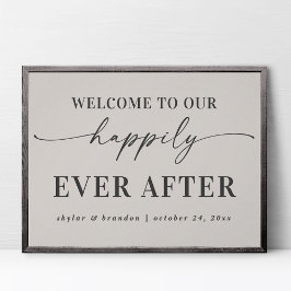 Ongelofelijk welkom in ons, gelukkig, ooit na het poster