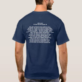 Ongelofelijk XB-70 T-shirt (Achterkant)