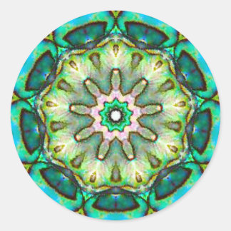 Ongelofelijk Zee Opal Ronde Sticker