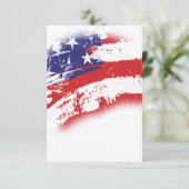 Ongelofelijke Abstracte Amerikaanse vlag (Staand voorkant)