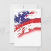 Ongelofelijke Abstracte Amerikaanse vlag (Achterkant)