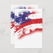 Ongelofelijke Abstracte Amerikaanse vlag (Voorkant / Achterkant)