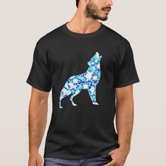 Ongelofelijke Abstracte Wolf T-shirt (Voorkant)