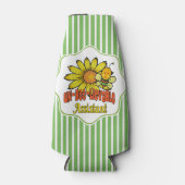 Ongelofelijke assistent zonnebloemen en bijen flesjeskoeler (Voorkant)