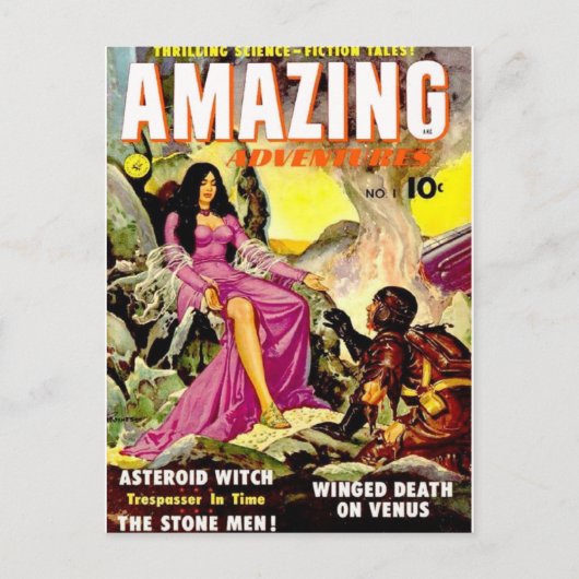 Ongelofelijke avonturen 1 briefkaart (Voorkant)