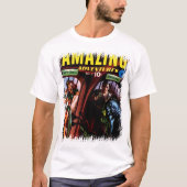 Ongelofelijke avonturen #2 Retro Sci Fi Comic Book T-shirt (Voorkant)