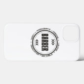 Ongelofelijke barber-functietabel Case-Mate iPhone case (Achterkant (horizontaal))