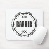 Ongelofelijke barber-functietabel muismat (Met muis)