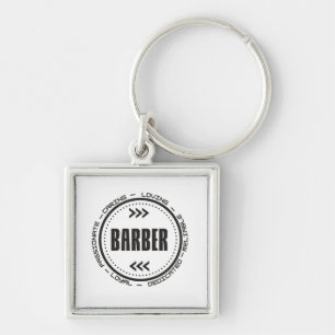 Ongelofelijke barber-functietabel sleutelhanger