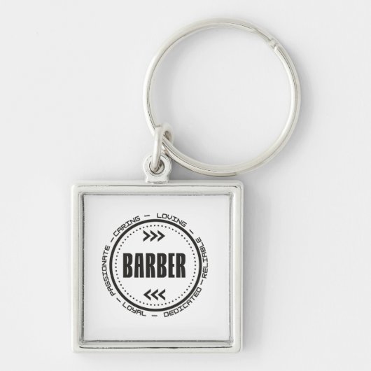 Ongelofelijke barber-functietabel sleutelhanger (Voorkant)