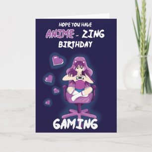 "ongelofelijke" Birthday-gamekaart voor animatie Kaart