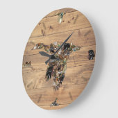 Ongelofelijke collage dolk jacht grote kudde grote klok (Hoek)