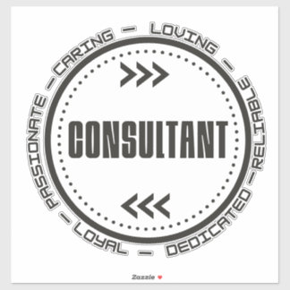 Ongelofelijke consultant sticker