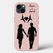 Ongelofelijke, coole, Roze, Cuple, Valentijn dag Case-Mate iPhone Case (Achterkant)