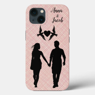 Ongelofelijke, coole, Roze, Cuple, Valentijn dag Case-Mate iPhone Case