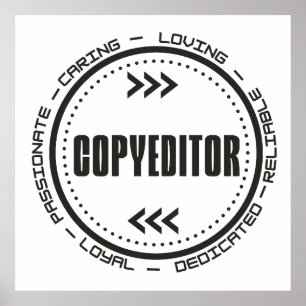 Ongelofelijke Copyeditor Poster